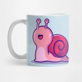 Happy Snail Cartoon Mug